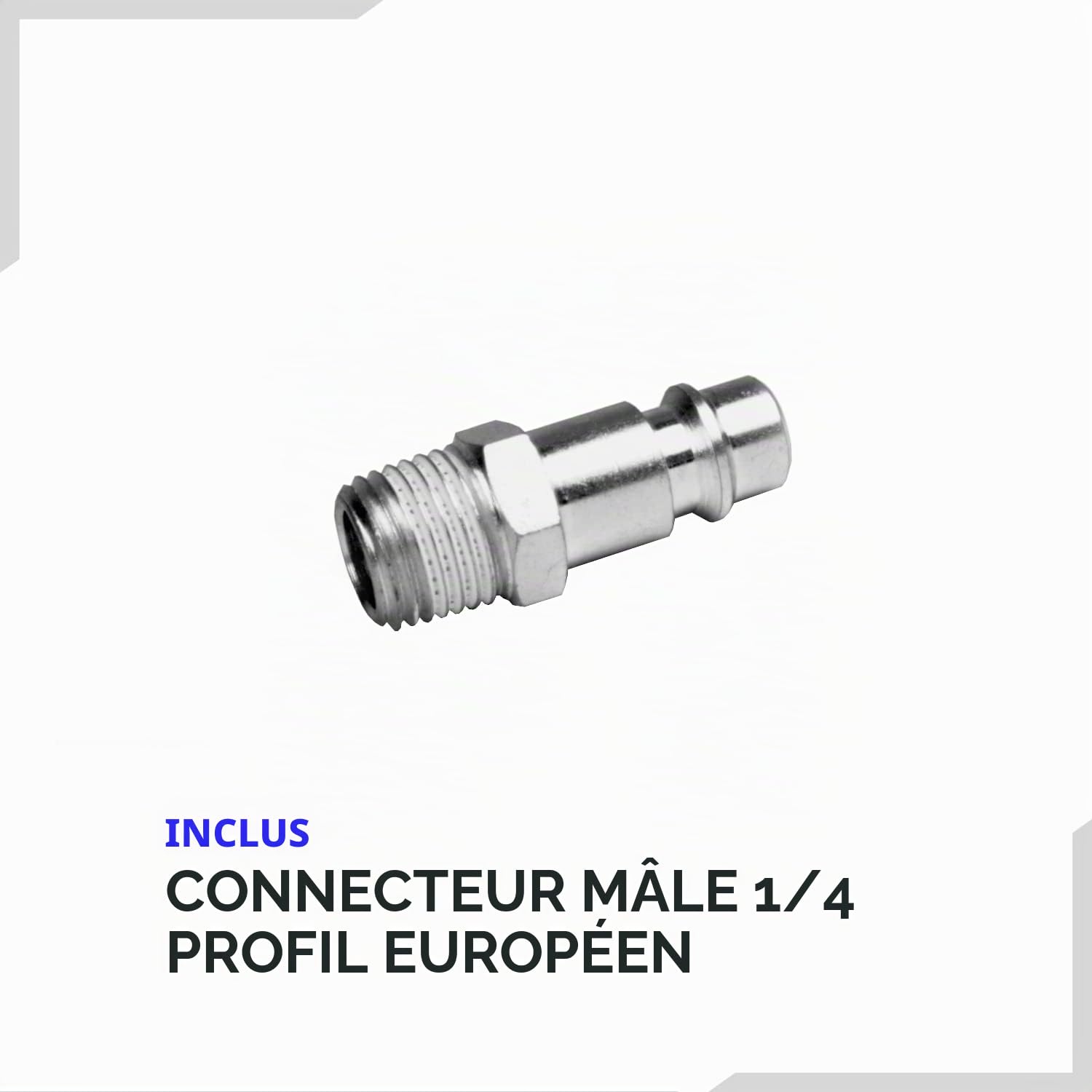GAV 5000 SERIES - Pistolet Professionnel pour Soufflage d'Air Comprimé avec Prolongateur en Caoutchouc Anti-Rayures 130mm