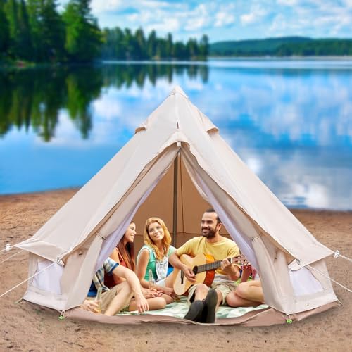 Carpa Bell de Lona de Algodón 3m para 2 Personas miniatura 4