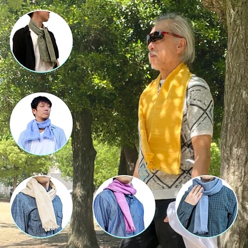 WKG コットンマフラー 泉州製 日本製 約29cm × 130cm の商品画像 4