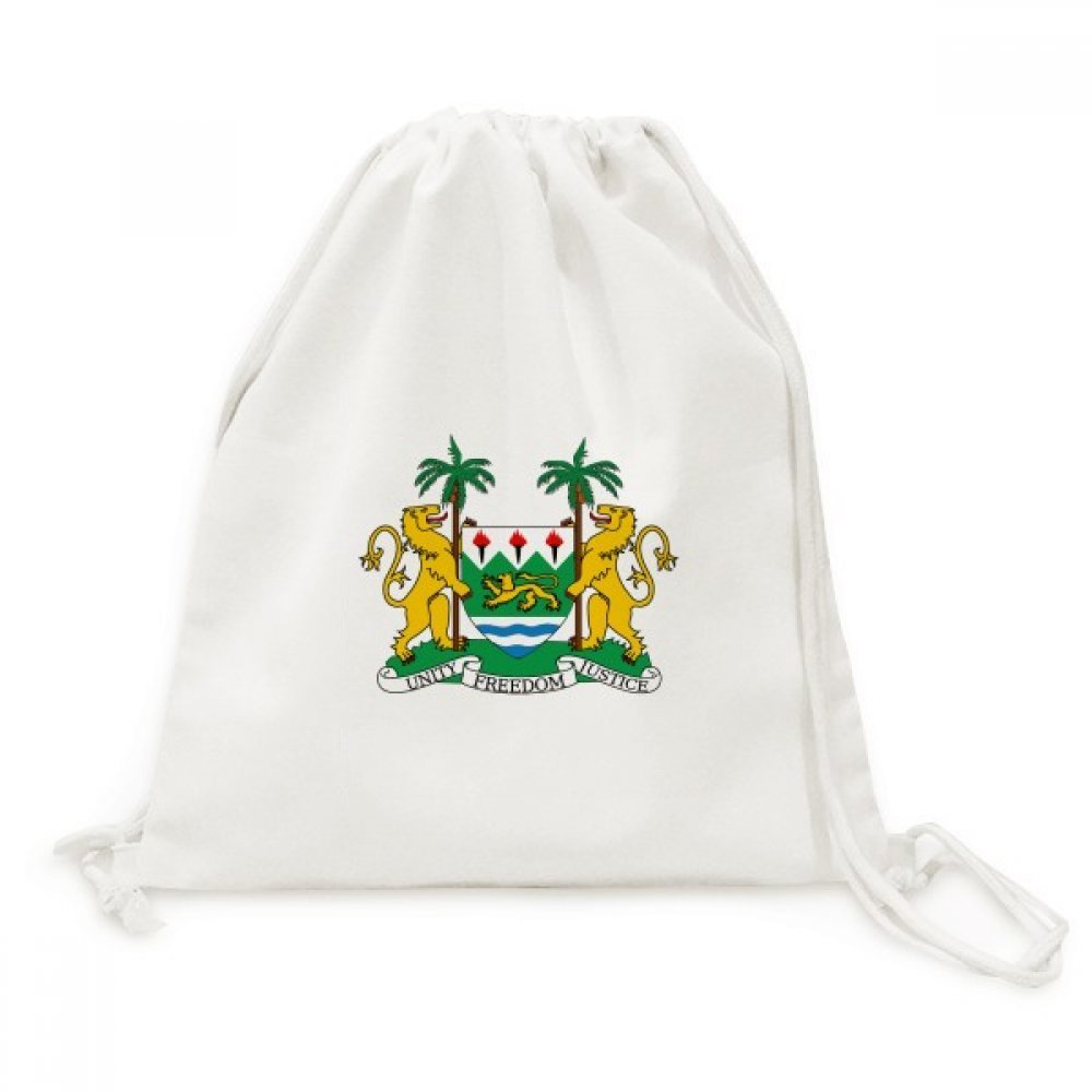 Sac cordon Sierra Leone en toile de coton imprimé pour le voyage - 5