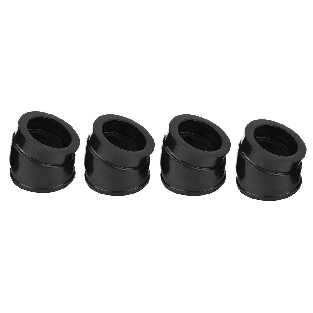 EVGATSAUTO Carburetor Intake Boot 4Pcs Motorcycle Carb Carburetor Intake Manifold Boot Joint for H-onda CB750C CB750F CB750K Carb Intake Boot