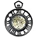 Produktbild Qqzmd 1470 Taschenuhr und Taschenuhrkette, Retro Anime Sekundärelement Steam Automechanical Roman Gear, als älteres Geschenk/Jubiläum 3259 (Color : A)