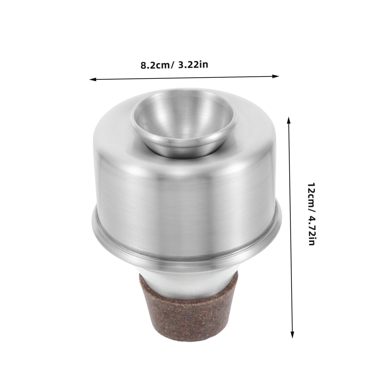 Garneck Sordina Per Tromba in Metallo Accessorio Per Strumenti Musicali Ricambio Per Tromba in Lega Di Alluminio Sordina Dritta