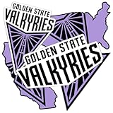 Desert Cactus Golden State Valkyries Sticker WNBA Women's National Basketball Association Officially Licensed Vinyl Decal Laptop Water Bottle Car Scrapbook (Type 2-2)