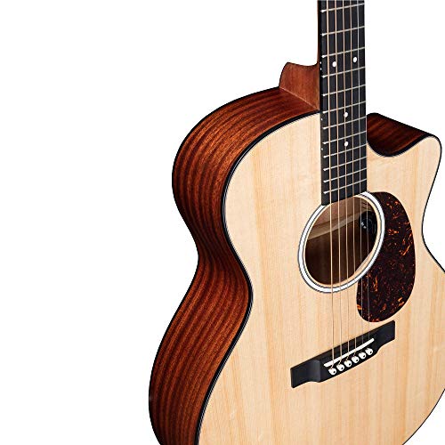 Martin Guitar Road Series GPC-11E Acoustic-Electric Guitar with Gig Bag, Sitka Spruce and Sapele Construction, GPC-14 Fret and Performing Artist Neck Shape with High-Performance Taper Natural - Image 3