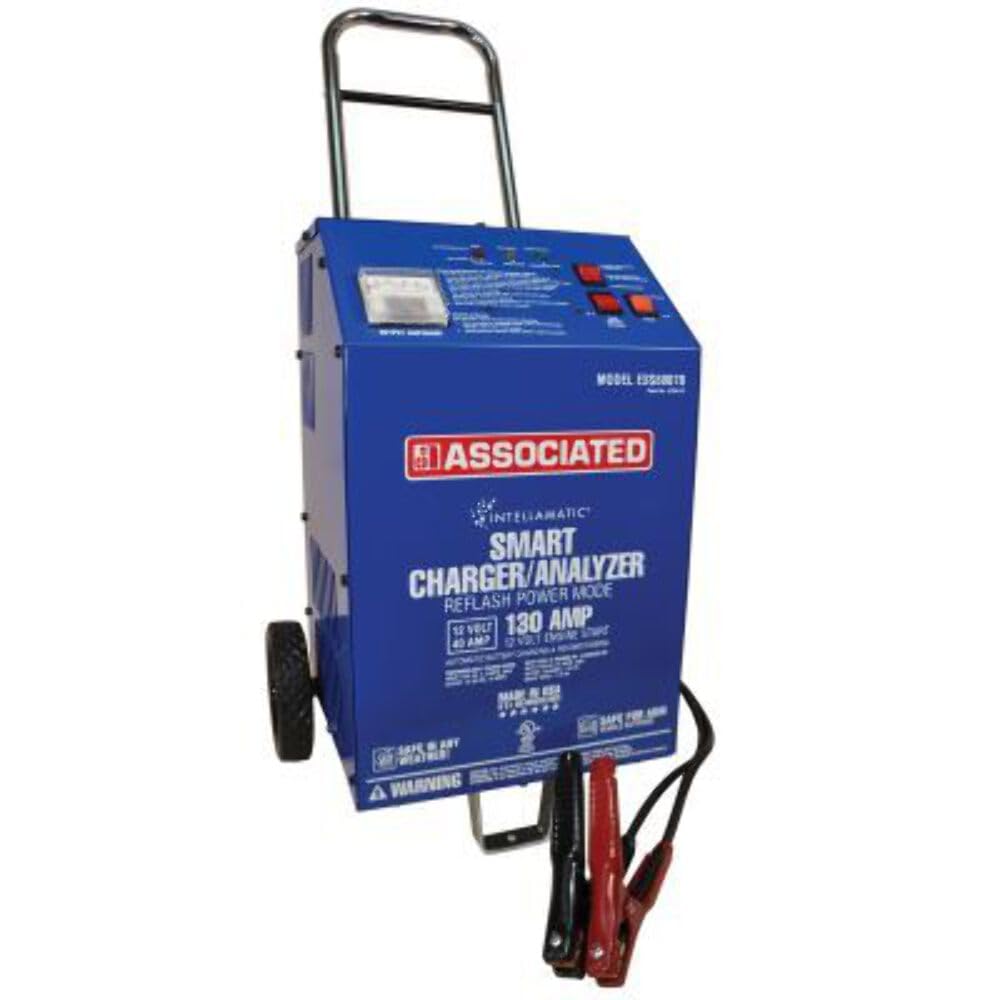 Associated Equipment ESS6007B 12V 40 Amp/130 Amp Boost Battery Charger (Intellamatic W/Override Switch)