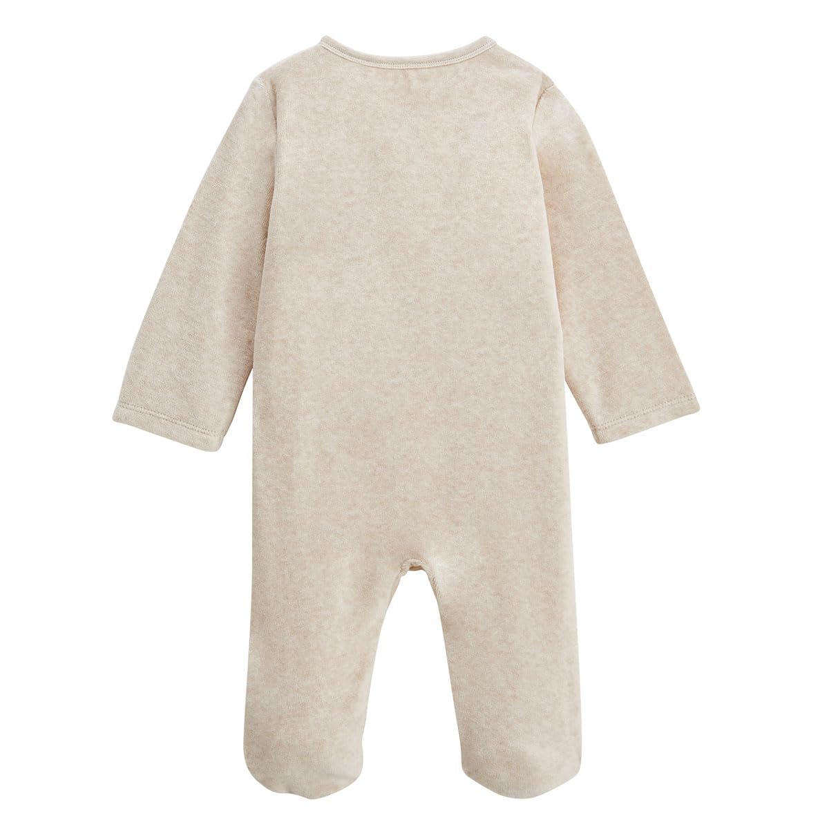 Petit Béguin - Lot de 2 pyjamas bébé en velours Noisette