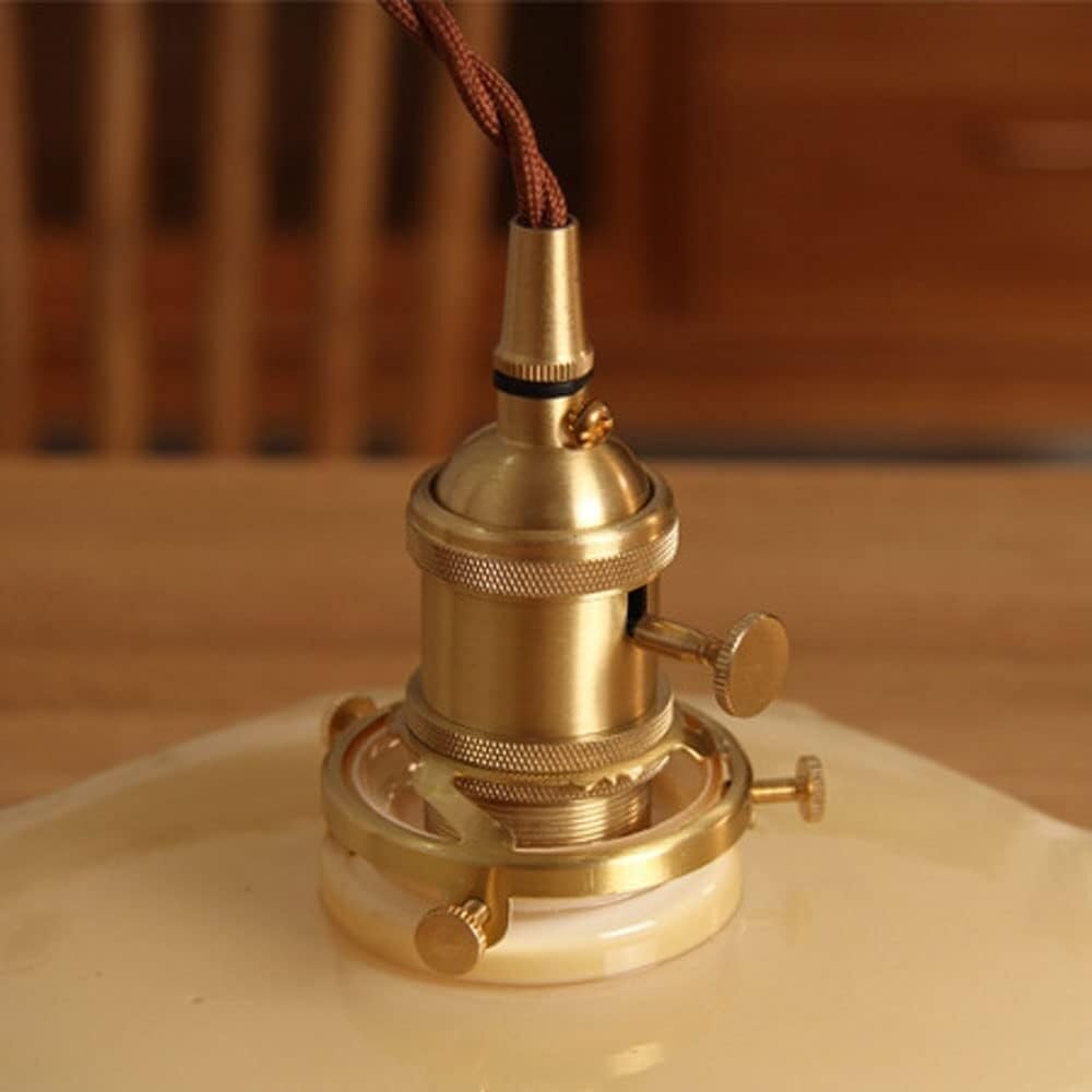 Lampy wiszące, Żyrandol z mosiężnym motywem kwiatowym w stylu vintage, do sypialni(Green)