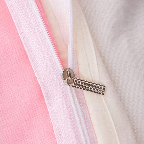 Housse de couette microfibre confortable et parure de lit 4 pièces douce - 5