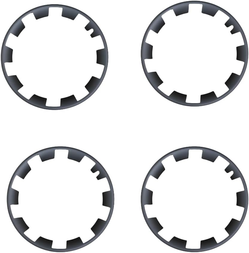 Tesla Model Y 20 & 21 Inch Rim Protector - ABS Snap-On Wheel Covers, Tire Trim Rings, and Curb Rash Protection - Compatible with Tesla Model Y Exterior Accessories (Flat Black, 20")