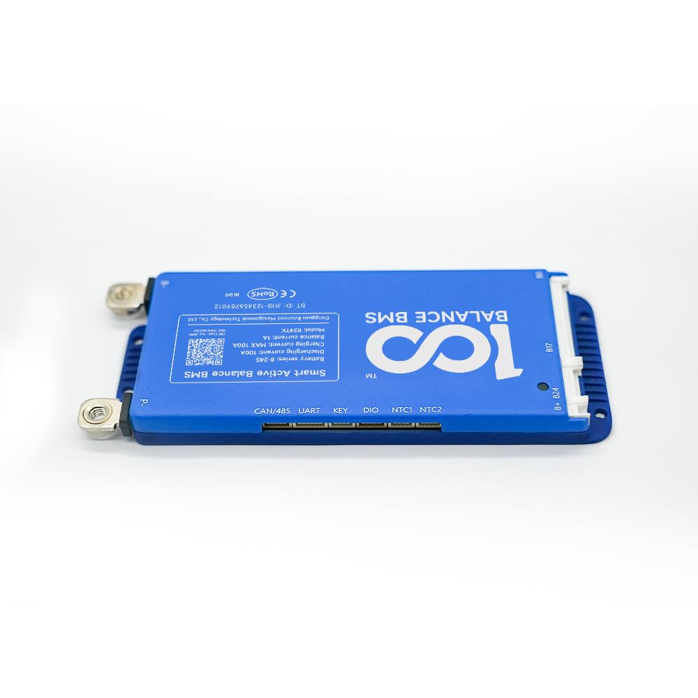 Inteligentna bateria BMS 80A 4~8S akumulator litowo-jonowy płyta ochronna z aktywnym prądem równoważącym 1 A sterowanie Bluetooth i PC
