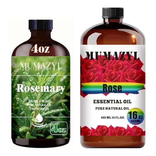 Aceite Esencial de Romero y de Rosa 120ML y 480ML