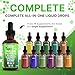 Clean Nutra Mullein Drops for Lungs Organic Chlorophyll Liquid Irish Sea Moss, Spirulina, Licorice, Tart Cherry Lobelia, Motherwort & Elderberry Mullein Leaf Extract Tincture Men Women Supplement