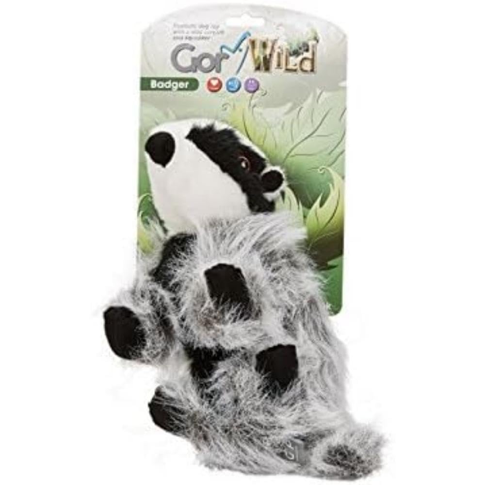 Gor Pets Soft Dog Toy Plush Wild Badger