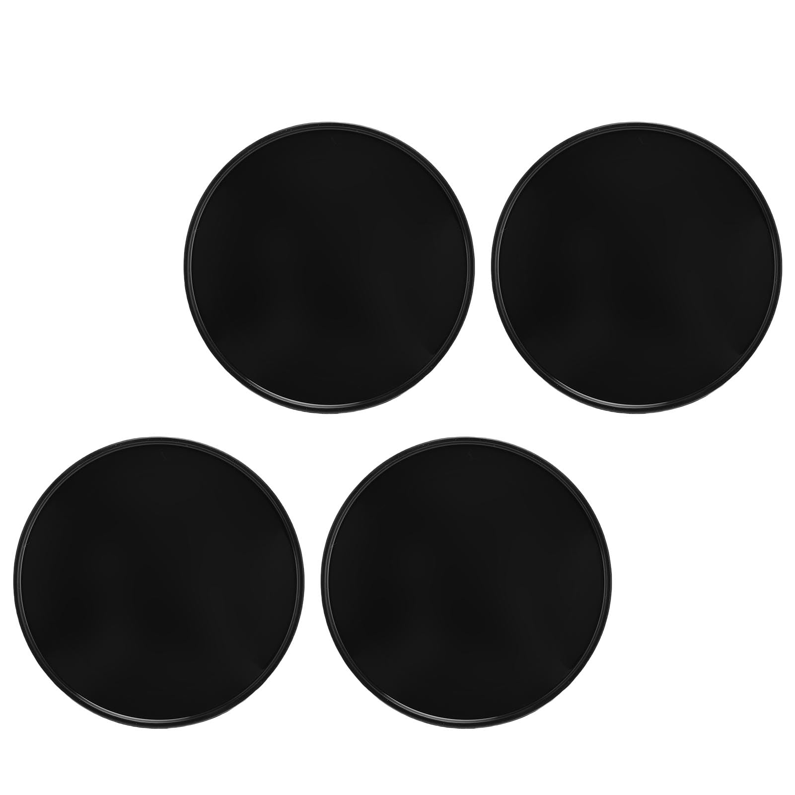 Generic Wysokiej Jakości Osłona Piasty Koła Centralnego 69 Mm, 4 Nakładki Zatrzaskowe o Wyjątkowym Designie, średnica Zewnętrzna 2,72 Cala, Ochraniacz Kołpaka środkowego Koła dla Entuzjastów (BLACK)