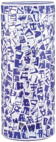 Paulmann 99846 Fabro Blue and Dichroic Glass Shade, 4-Inch Diameter