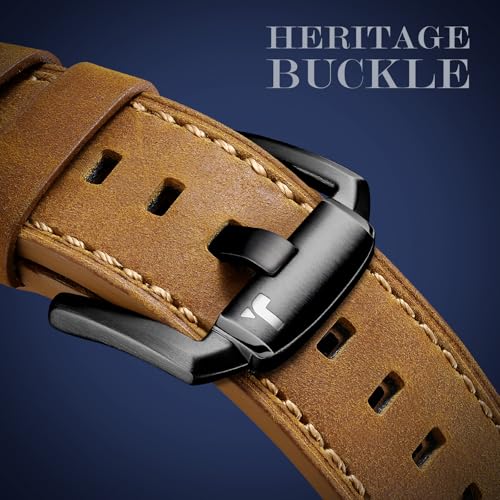 Image of Leather Band for Apple Watch Ultra 3 /Ultra 2 Bands 49mm 46mm 45mm 44mm, Top Genuine Leather Designer Replacement Strap for iWatch Ultra 3 2 1 SE series 11 10 9 8 7 6 5 4 3