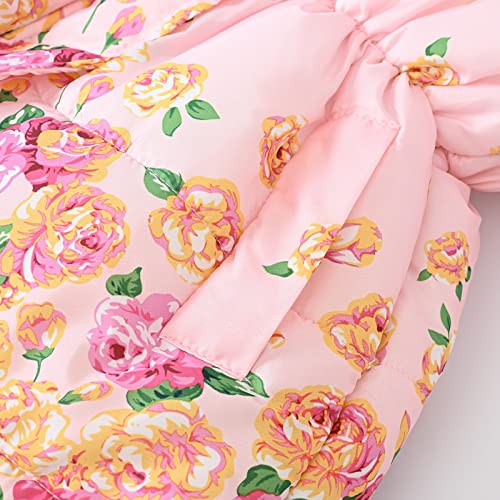 Girl's Winter Fleece Lined Long Parka Puffer Coat Thicken Ski Jacket With Fur Trim Hood Winter Coats4