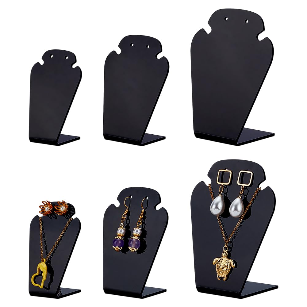 Supporto Per Collana In Acrilico: 6 Pezzi A Forma Di L, Altezza 10.95 Cm - Foto 12