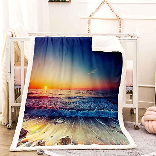 Couverture Polaire Flanelle Douceur Microfibre Impression 3D