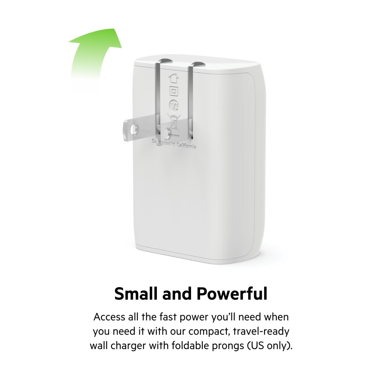 Belkin Caricatore da parete USB C da 30 W con cavo USB-C a Lightning, PPS, PowerDelivery, USB-IF certificato PD 3.0 Ricarica rapida per iPhone 13, Pro, Pro Max, Mini e altro