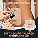 Kuruyo 35Pack Tandem Mobi Adhesive Sleeve Pocket Patches Waterproof & Sweatproof, Breathable Latex-Free Pre-Cut Backings Adhesive Protection Hypoallergenic Skin-Friendly,Beige