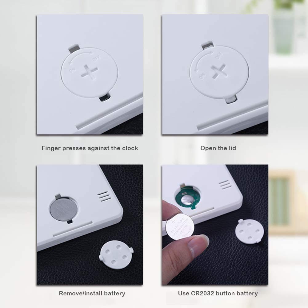 Termometro Igrometro Digitale 3.1" Ultrasottile - Monitor Temperatura E Umidità Casa - Foto 14