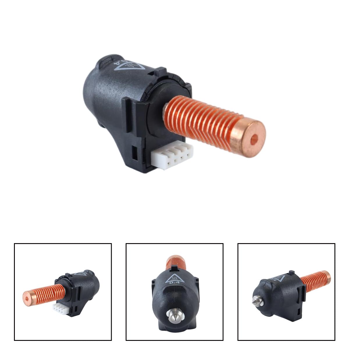 Dysza 5 m, 32 mm³/s, wysoki przepływ, szybkie nagrzewanie 35S 200℃, 3S szybkozłączka do drukarki 3D ze stali miedzianej do AD5M/AD5M Pro (0,4 mm)