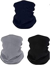 Gajraj Cotton Bandana Neck Gaiter Face Mask for Men & Women (Pack of 3)