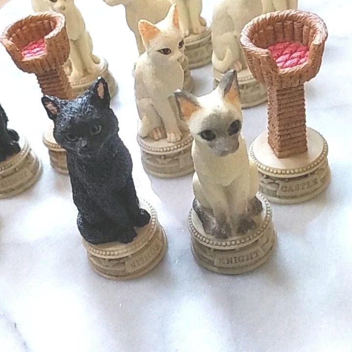Amazon | 犬と猫のチェスセット チェス ボードゲーム インテリア 