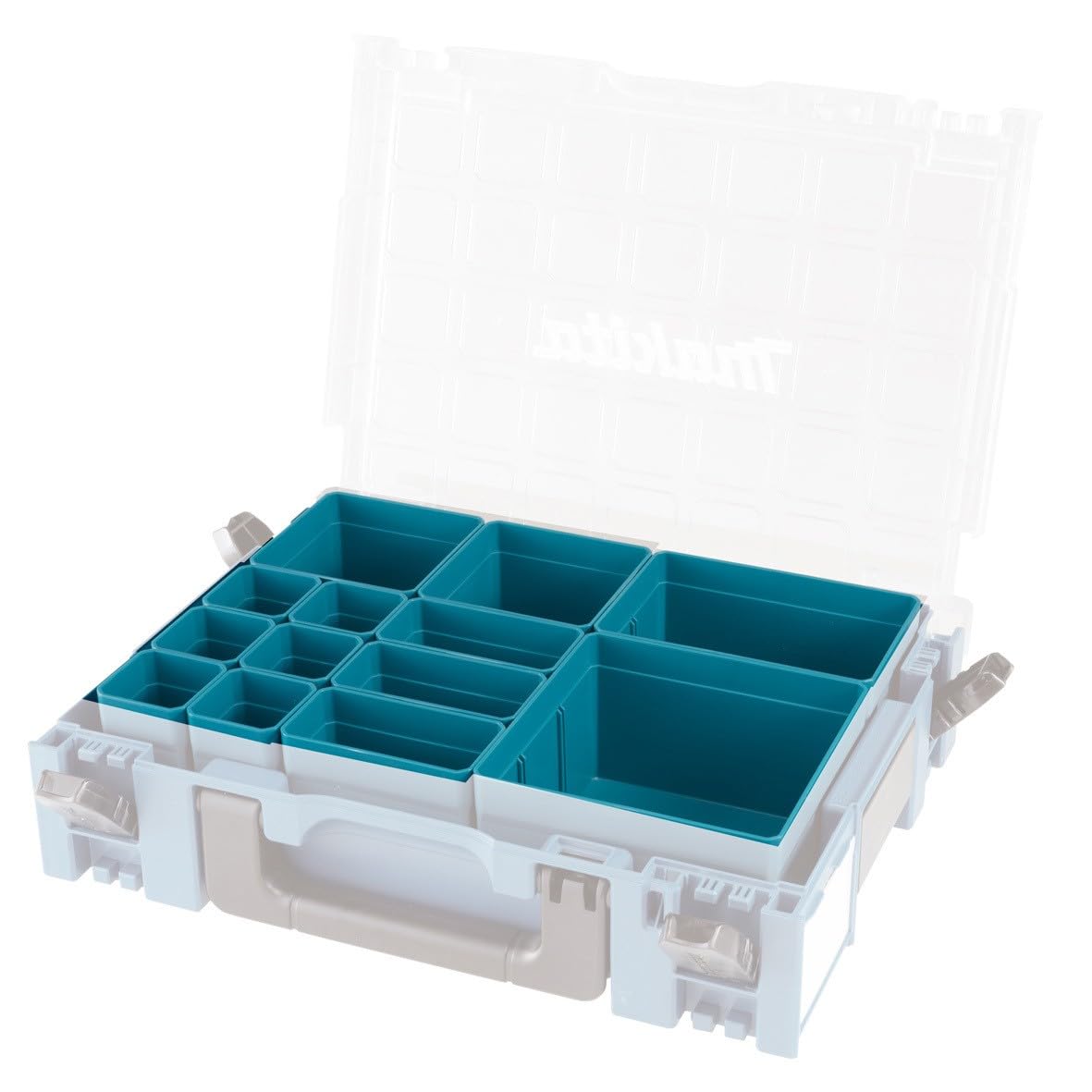 Makita Makpac Lot de 5 boîtes de rangement intérieures