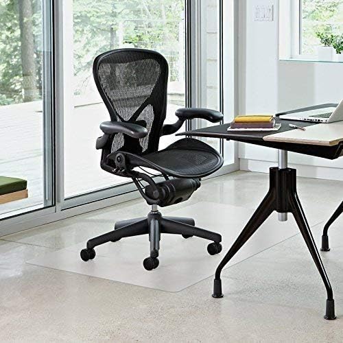 Vinyl Office Chair Mat - for Hard Floor Tile Scratch, Mark, and Scuff Resistant Protection on Tile, Hardwood, Vinyl, Laminate (36" x 48")