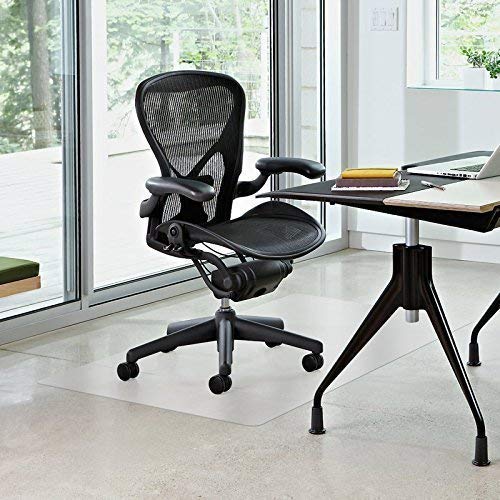 Vinyl Office Chair Mat - for Hard Floor Tile Scratch, Mark, and Scuff Resistant Protection on Tile, Hardwood, Vinyl, Laminate (36