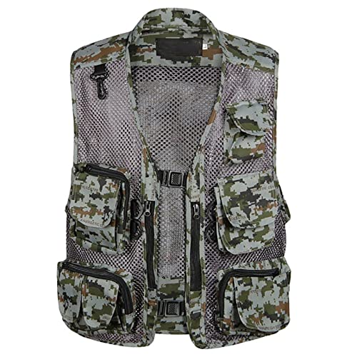 Gilet de pêche sans manches pour ranger vos accessoires de photographie