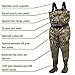 FROGG TOGGS Men's Grand Refuge 2.0 Regular Size Breathable & Insulated Chest Wader, Realtree Max5, 11