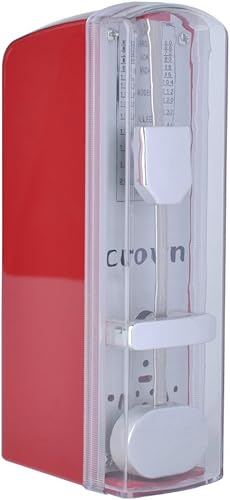 Miniatura 9 de Btuty Metrónomo mecánico portátil mini metrónomo universal 4.3 in altura para piano guitarra, violín, ukelele cítara china instrumento musical