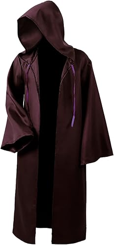 Túnica con capucha para hombre, capa de caballero, disfraz de Halloween, túnica con capucha, capa de cosplay