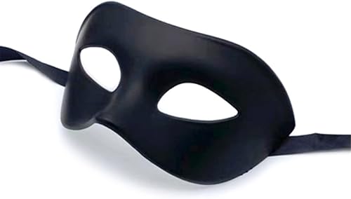 Miniatura 5 de Paquete de 6 máscaras para hombres y mujeres, máscara veneciana de media cara de Roma para mascarada, máscara de media cara de plástico flexible de