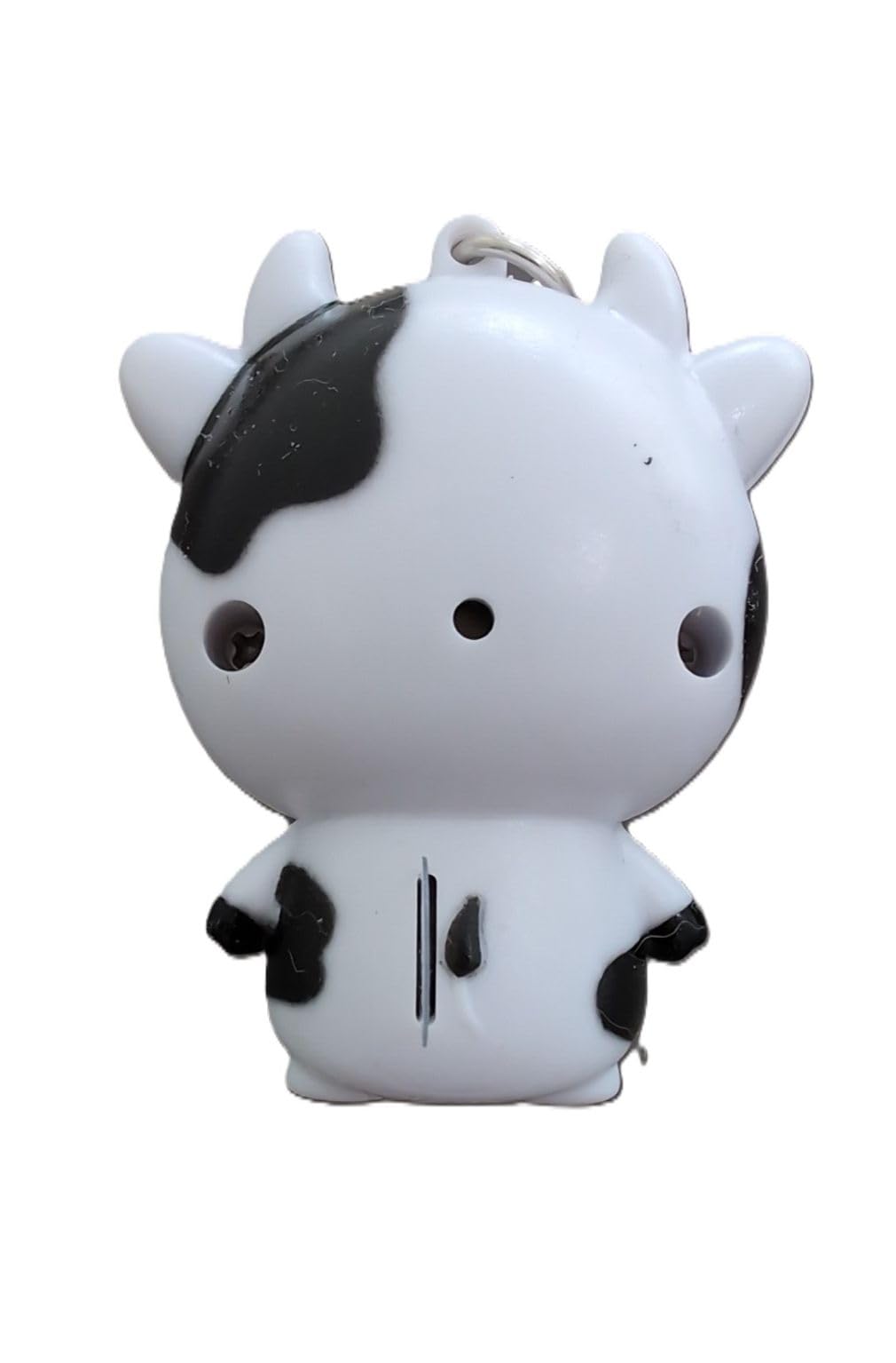 KESYOO 2-Pack Cow Keychain – Mini LED Flashlight & Sound Pendant, Cute Zodiac Charm For Bag/Purse