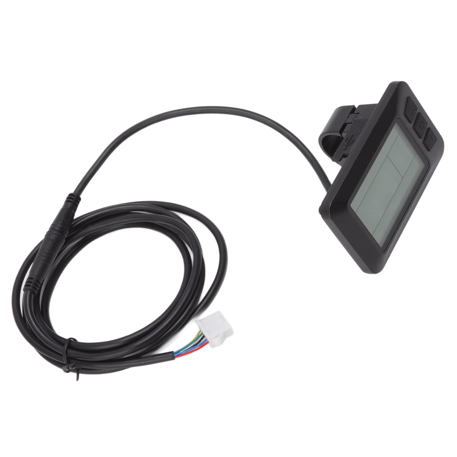Compteur de vélo électrique avec écran LCD, 24/36/48V, connecteur à 5 broches, étanche, compteur de vitesse pour contrôleur KT