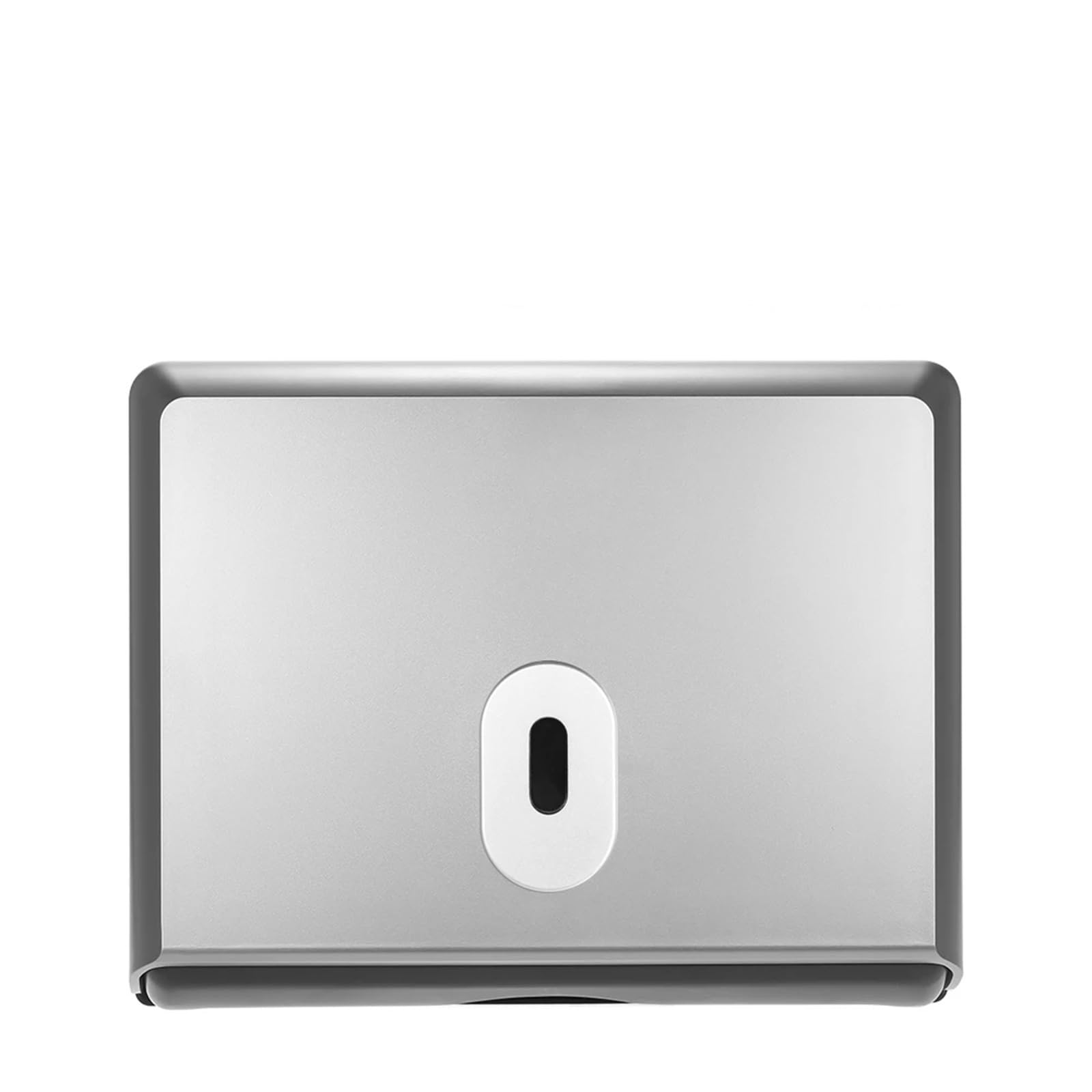 Portafazzoletti da Parete Porta fazzoletti for Dispenser di fazzoletti da Bagno a Parete for Asciugamani di Carta multipiega(Silver)