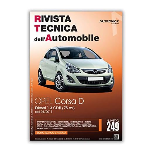 Manuale di Riparazione RTA 249 OPEL CORSA IV (D) fase 2 (2011 - 2015)