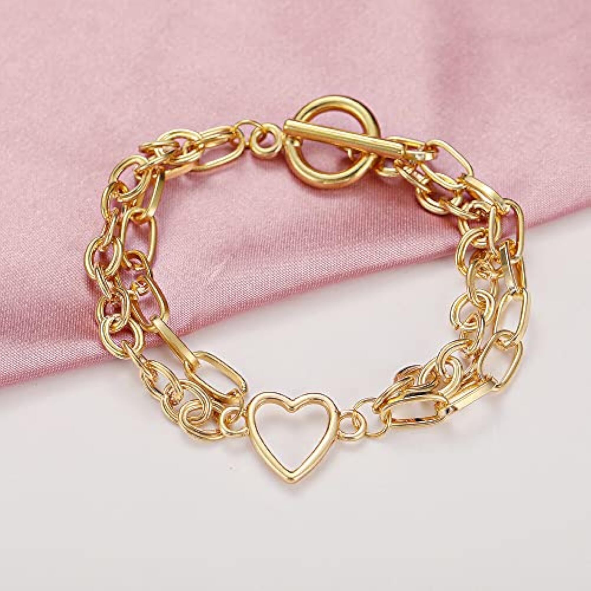 Toned Plated Bracelet Combo SMNJG-CB-BNG-7679