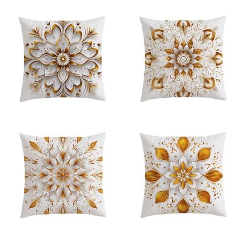 Housse de coussin 60x60cm lot de 4 : une idée cadeau déco extérieure - 2