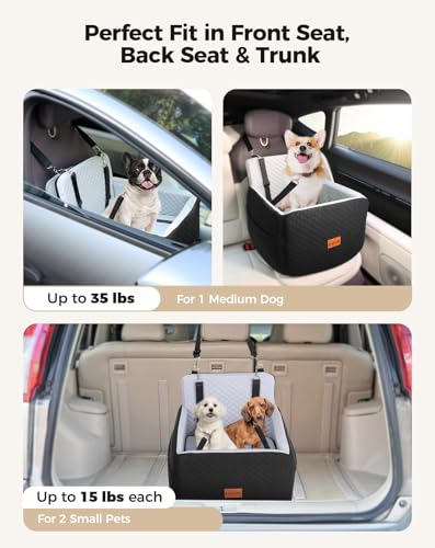 Autositz Hund XIEAEOZEE Hunde-Autobett Für Große/ Produktbild-Vorschau 2