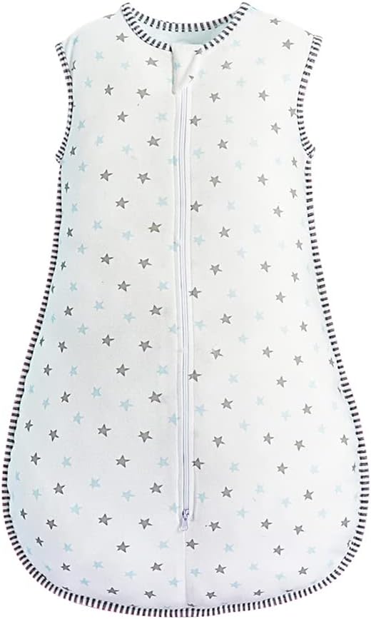 Uptyia Baby Sleeping Bag 100% Cotton Sleep Sack Newborn Wearable Blanket Sleeveless Unisex Baby Sleeping Sack