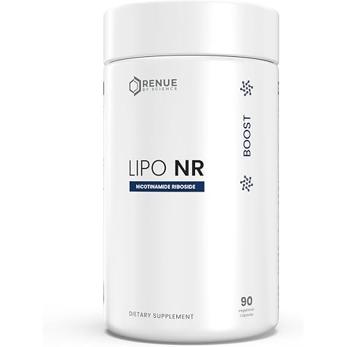 Renue By Science Nicotinamide Riboside | High Strength Liposomal NAD Supplement | 90 Nicotinamide Capsules - 300mg Nicotinamide Riboside per Serving | Manufactured in the USA Third-Party Tested