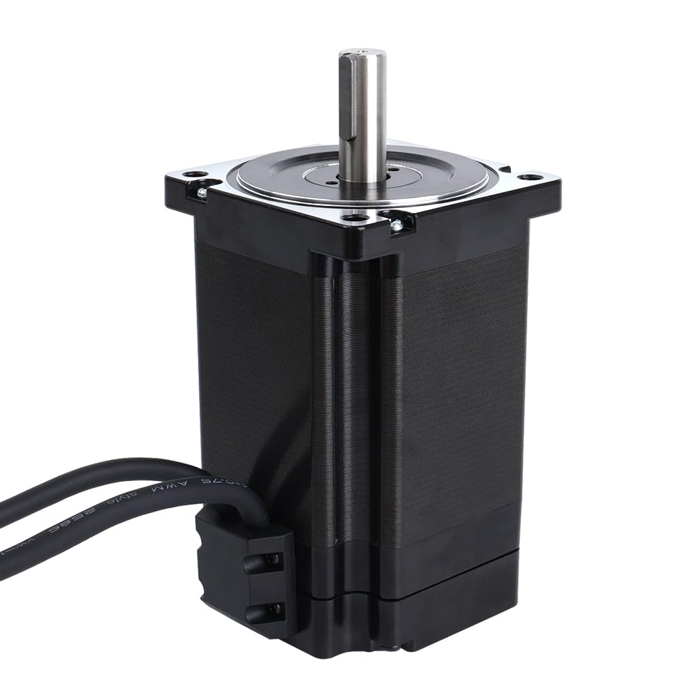 STEPPERONLINE Motore passo-passo ad anello chiuso 1 asse CNC KIT 9,0 Nm (100 once) Nema 34 Motore passo-passo ad anello chiuso con driver passo-passo CL86T versione 4.1 0 ~ 8.2A 24 ~ 80VDC
