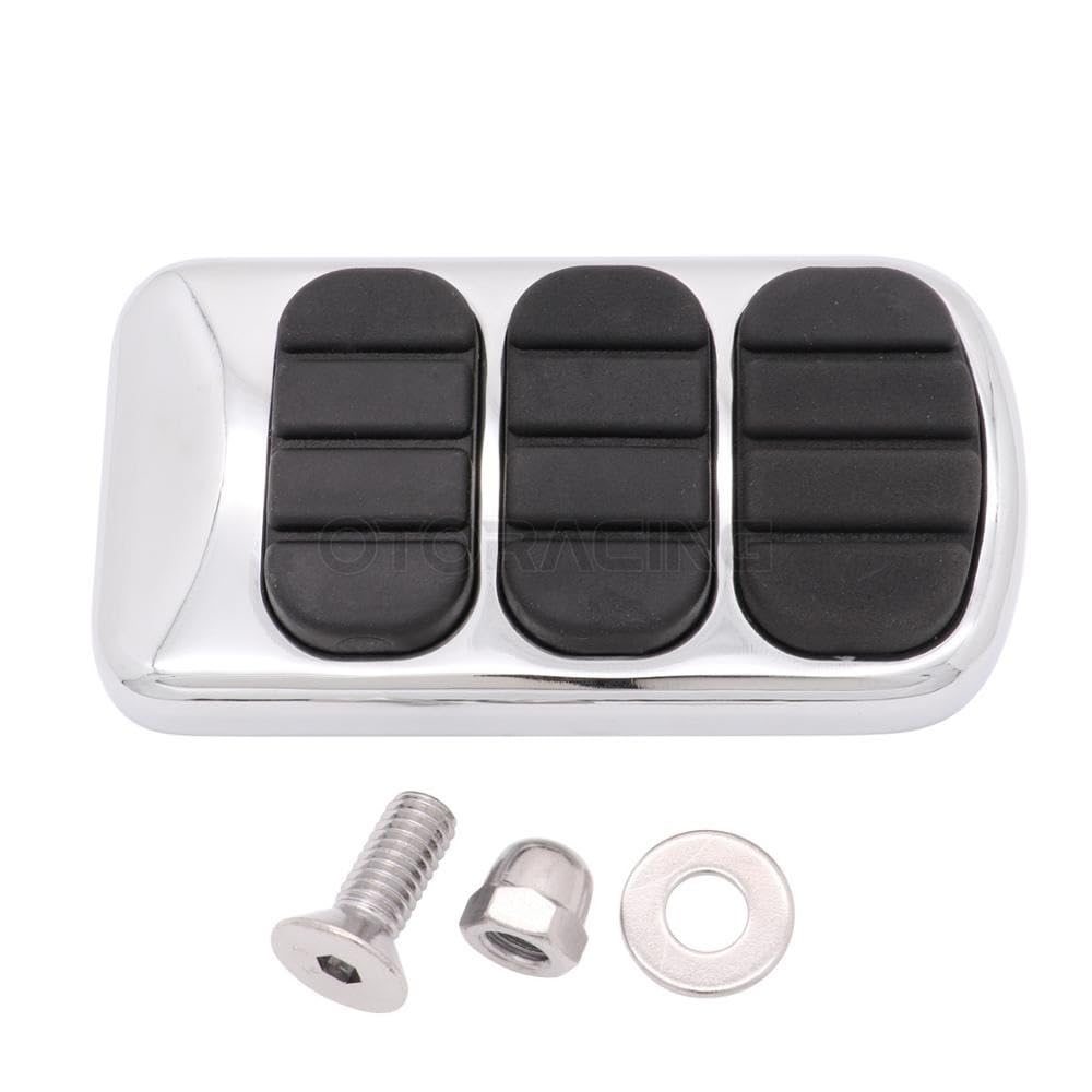 Foot pegs Motorcycle Accessories Brake Pedal Cover Pad For Suzuki Boulevard C50 T 2005-2015 Intruder 1500LC 1998-2004 (Color : 1)