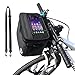 MKYRLX Sacoche de Guidon de vélo, Sac à déjeuner Isotherme Portable avec écran Tactile sur Le téléphone, Cadre de Support Robuste sur Guidon de vélo